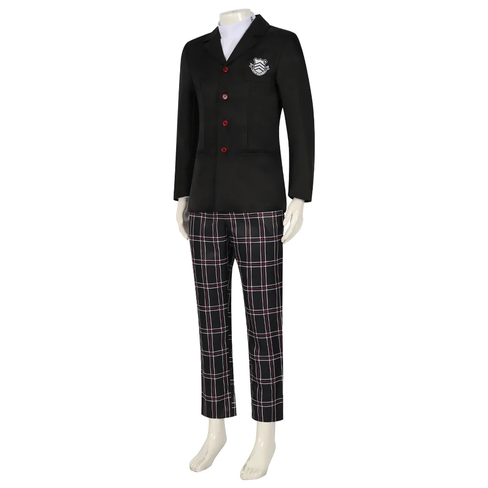 Gioco Persona5 Akira Kurusu Costume Cosplay uniforme scolastica Set completo abiti Unisex per liceo festa di Halloween giochi di ruolo vestiti