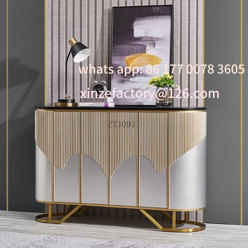 Customizable  living room partition locker, simple dining room side cabinetLight luxury entrance cabinet enters the door