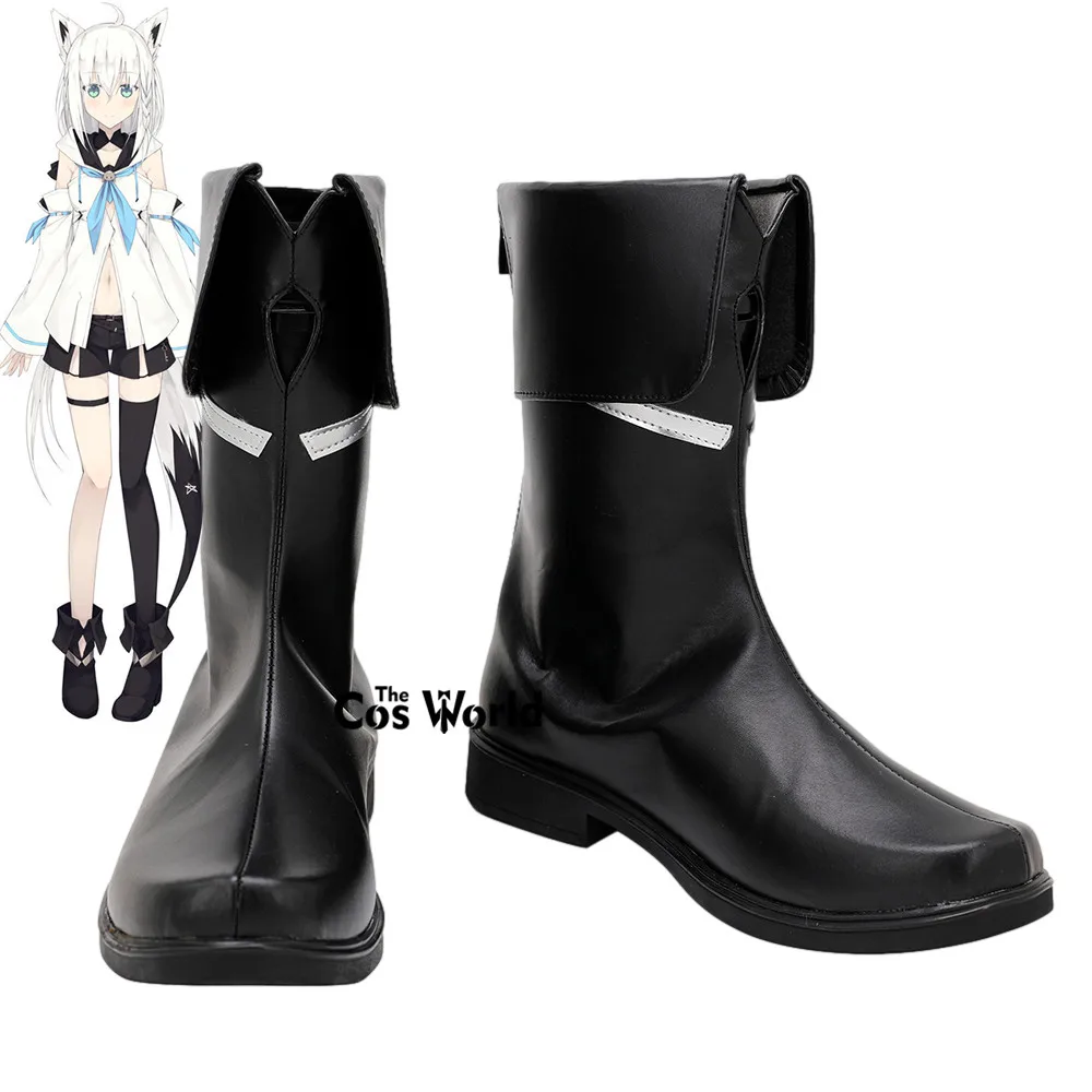 

Japanese Virtual YouTuber VTuber Shirakami Fubuki Customize Anime Cosplay Shoes Boots