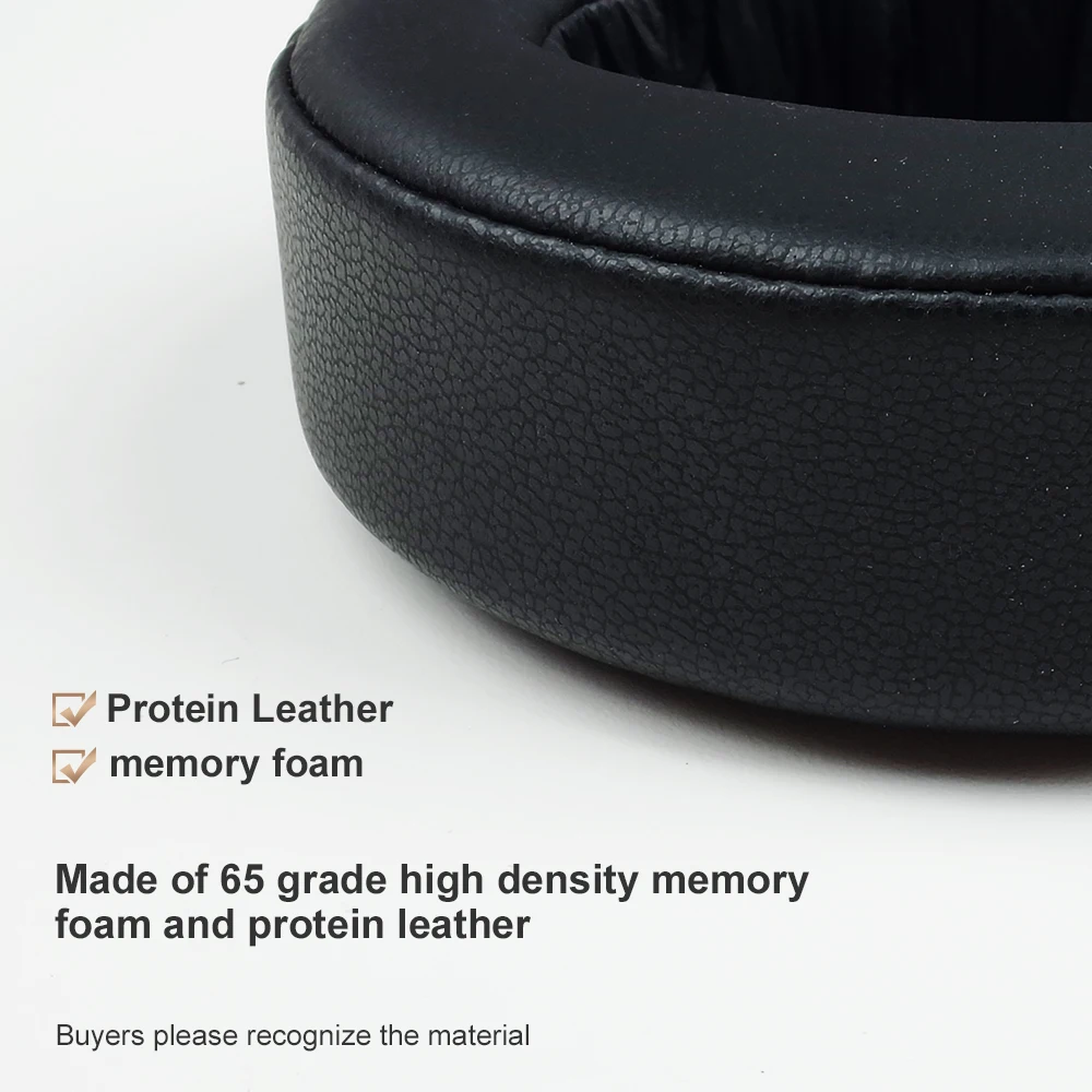 Nauszniki do słuchawek Sony MDR-XB950BT, MDR-XB950B1 N1 NP, skóra proteinowa, pianka memory foam, wymienne poduszki na słuchawki nauszne — zdjęcie produktu 5
