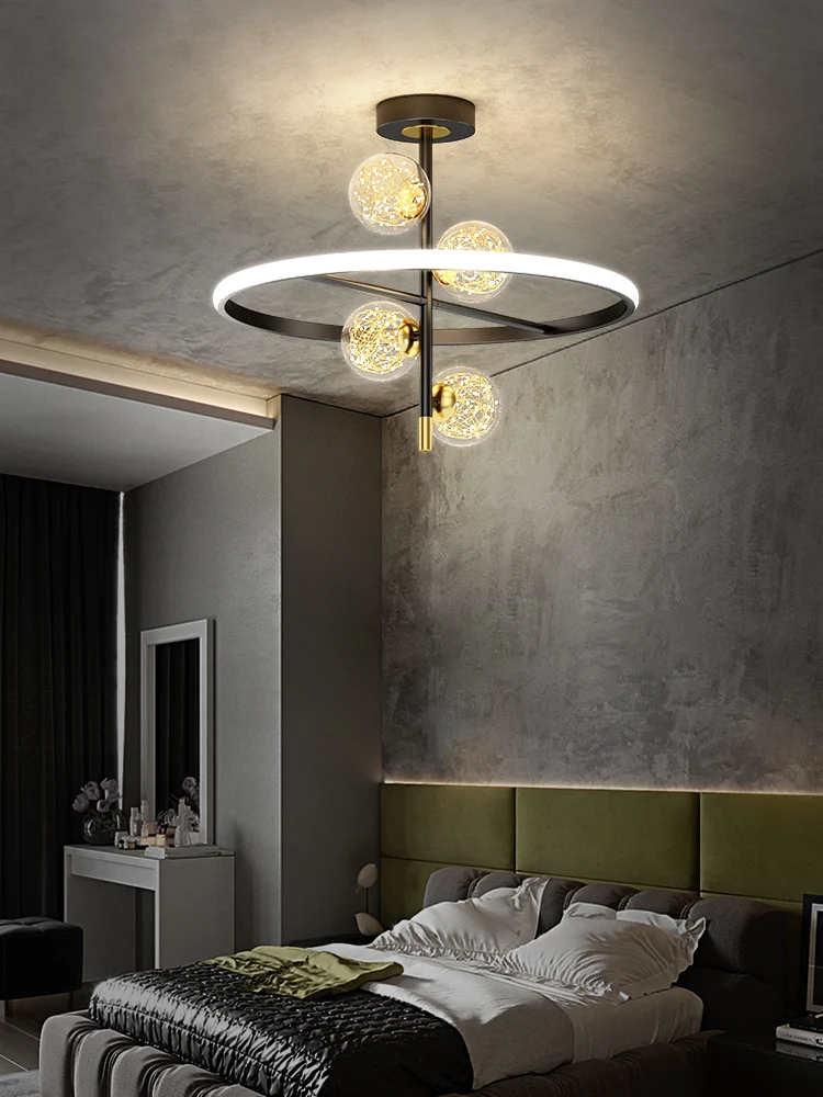 Light in the bedroom master bedroom light luxury ins starry ceiling lamp girls lamps simple and modern.