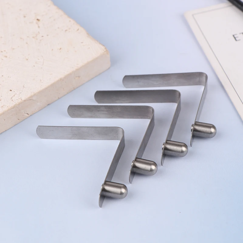 10Pcs Double Single Hollow Button Clips Kayak Paddle Snap Spring Clip Tent Pole Tube Lock Awning Telescopeic Shrapnel 6*9mm
