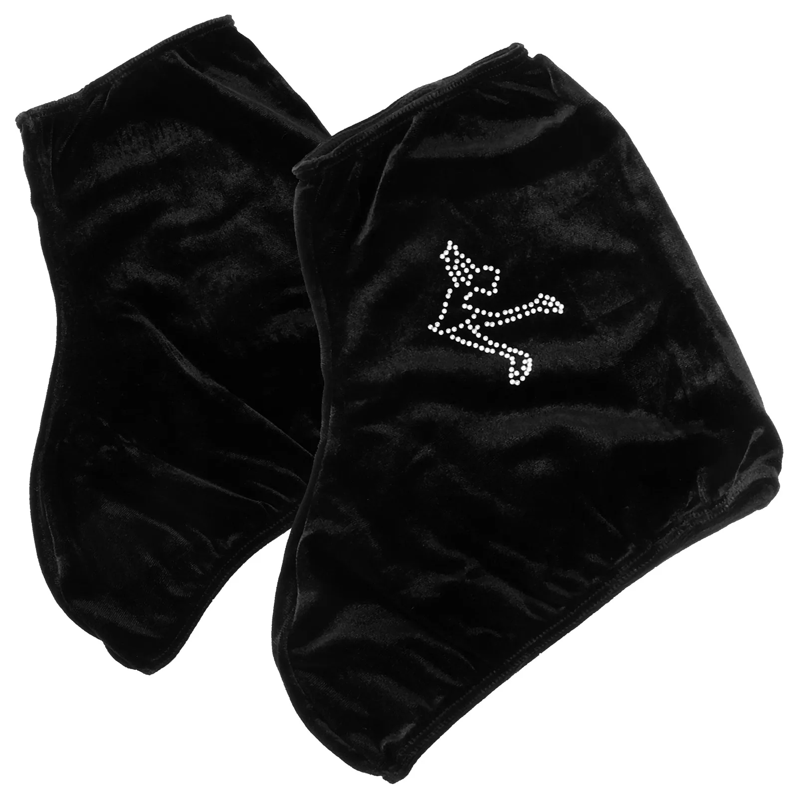 

Skating Shoe Skating Boot Covers Elastic Velvet Boot Protection Sleeves Black Hockey Skate Roller Child Size L エステ