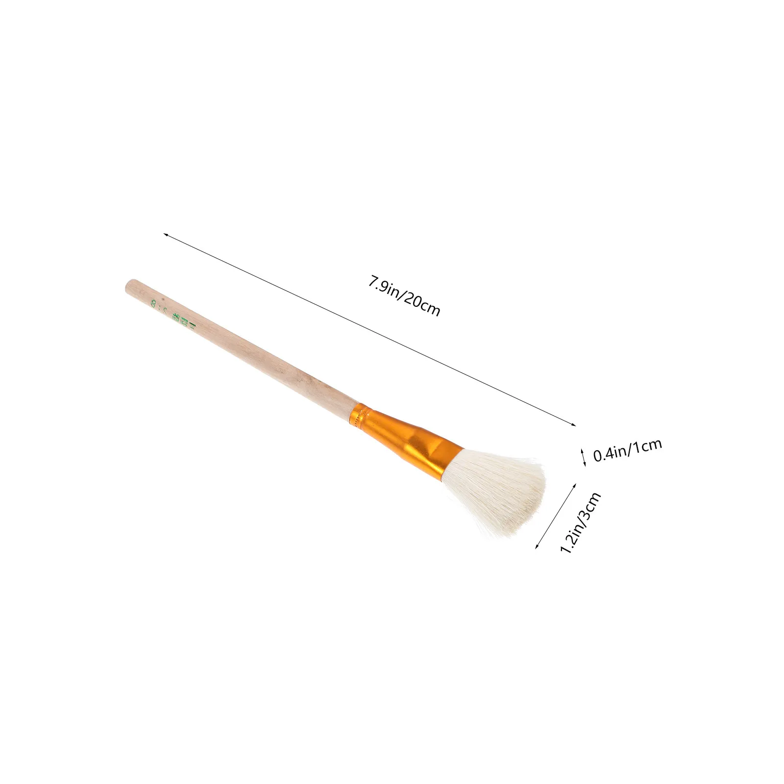 Porcelain Coloring Brush Wood Fine Detail Paint Brush Pottery Painting for Craft Painting Watercolor Oil Acrylic Ceramic Art