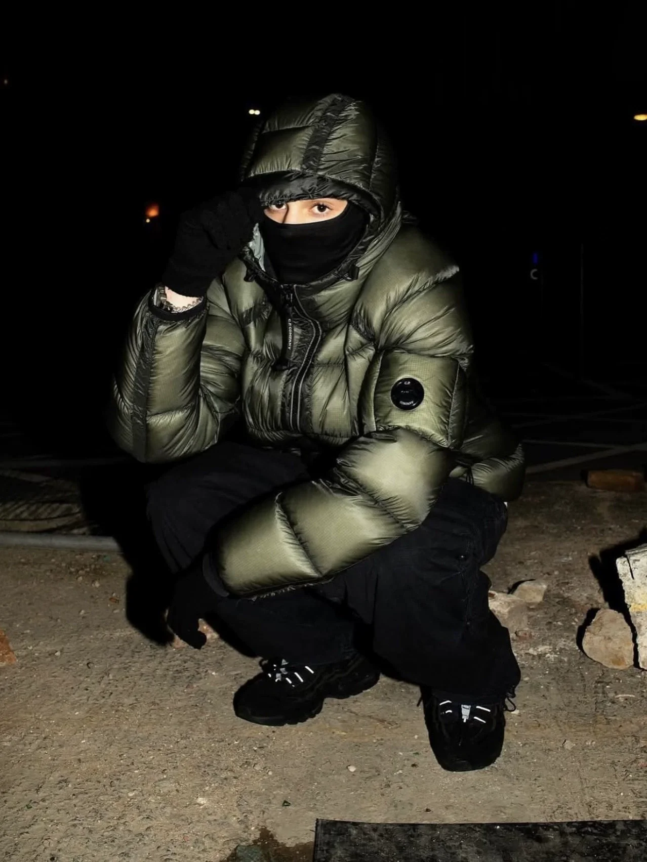 سترة حرارية مقاومة للرياح - معطف بغطاء للرأس للزوجين مع بطانة من الفلانيل سترة شتوية طويلة للرجال والنساء #1