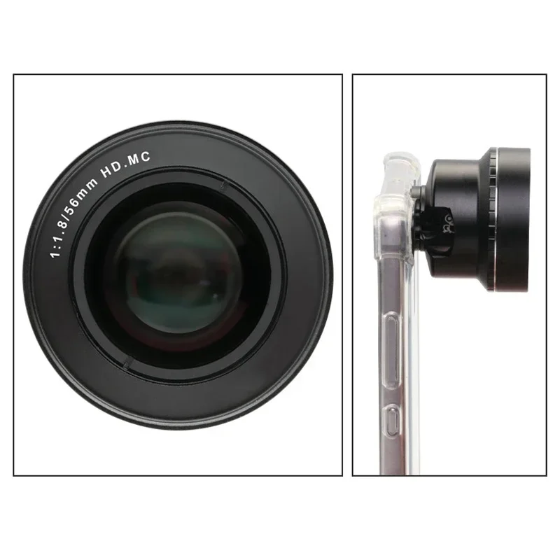 Best GiAi 2X Telephoto Lens For Smartphone 56mm Focal Length Mobile Lens