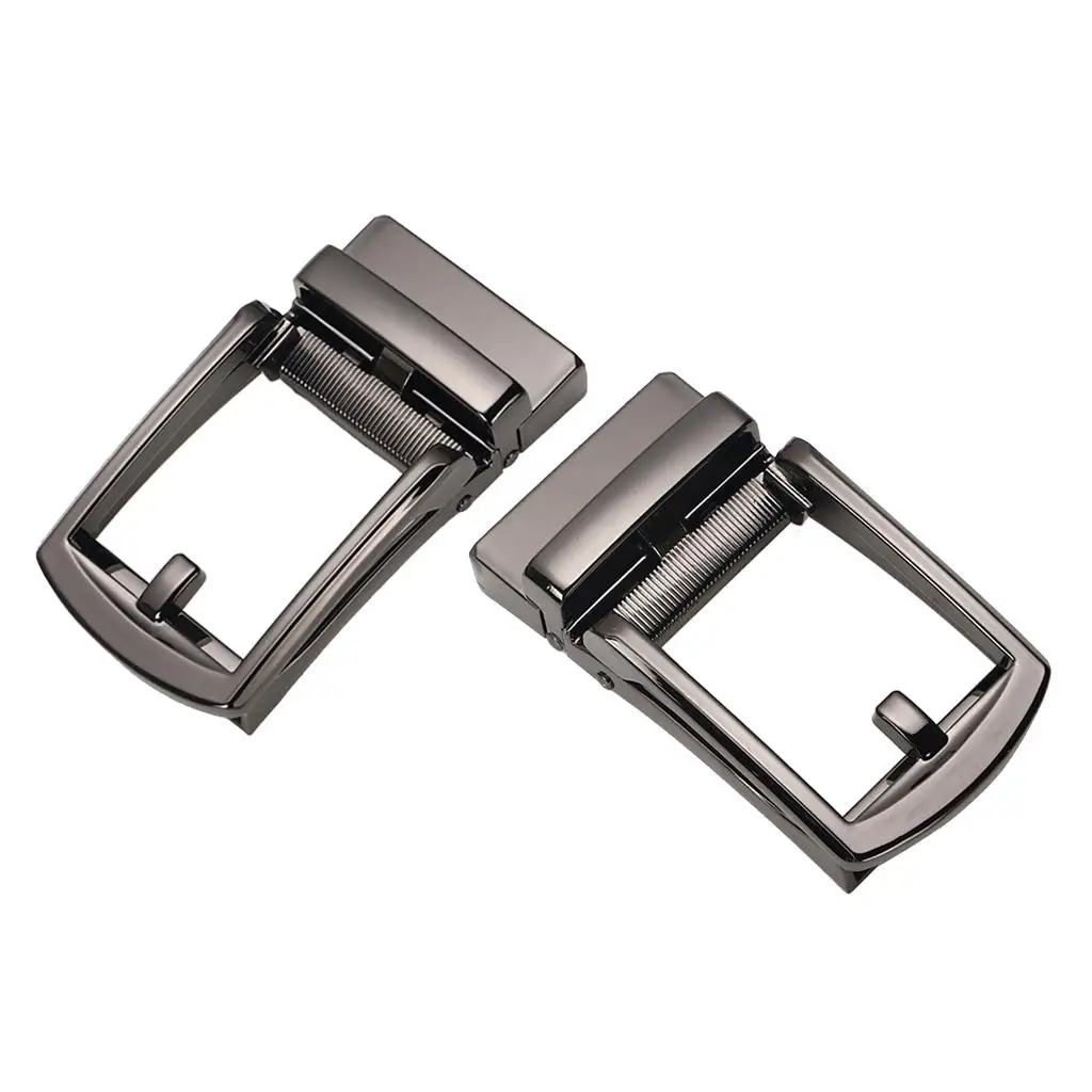 Men Belt Buckles Alloy Automatic Rectangle Buckle Accessories Metal 40mm Ratchet Head for 1.57 Inch Belts