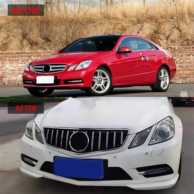 Front Inlet Grille Bumper Grill For Mercedes Ben E Class Coupe W207 C207 E320 E350 E400 E500 Sport 2009-2013