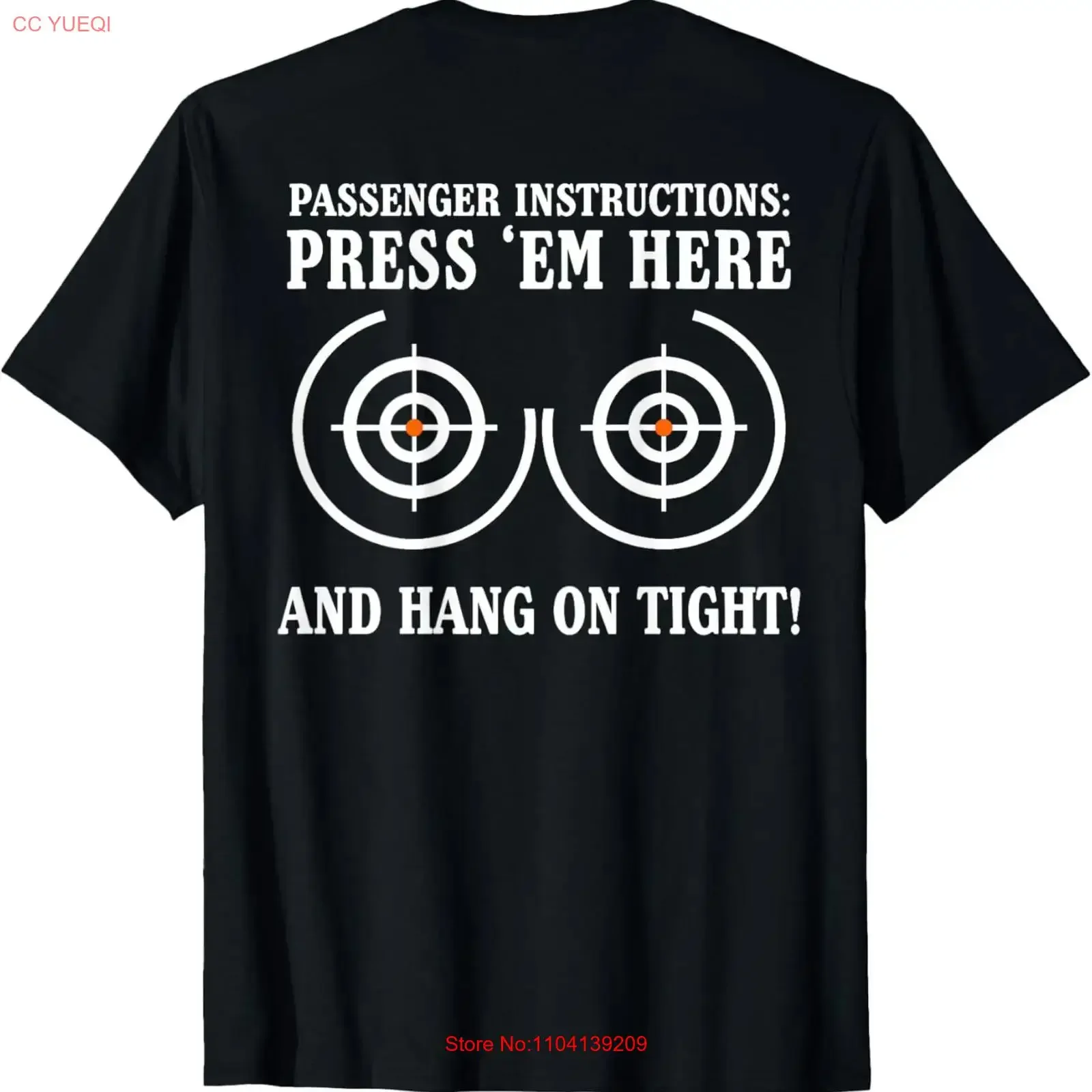 Passenger Instructions Press Em Here and Hang on Tight T Shirt vintage Washed Unisex Soft Comfortable Versatile Casual fashion