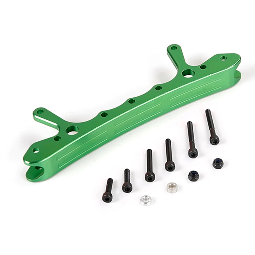 Cnc Metal Rear Shock Absorbing Tie Rod for 1/5 Baha Rovan Km Baja 5B 5T 5Sc Toys Parts,Green