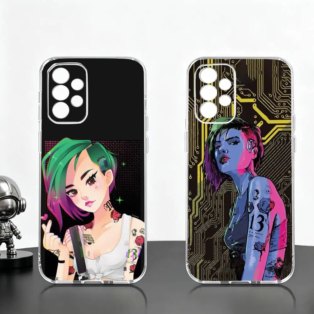 Game-Role Judy Alvarez-z  Phone Case Transparent Silicone Soft For Samsung S25,S24,S21,S22,S23,S30,Ultra,S20,Plus,Fe