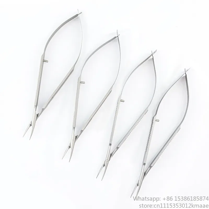 Vequyn Stainless Steel Flat-Handled Micro Forceps for Cataract Surgery