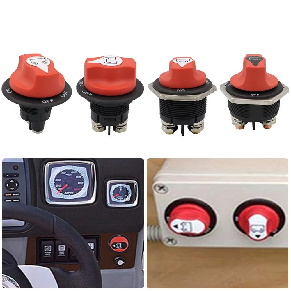 Universal Truck Motorbike Car Knob Circuit Breaker Parts Isolator Cut Off Battery Switch