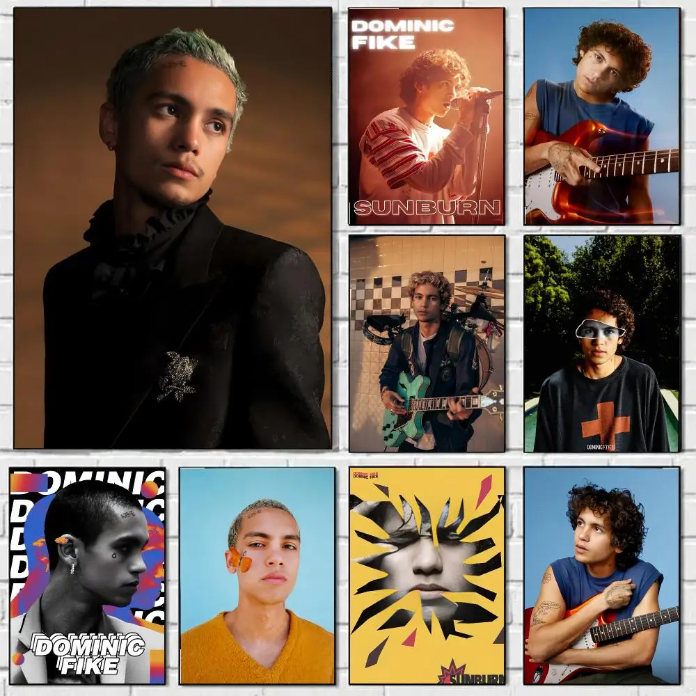 Singer D-dominic Fike Poster Self-adhesive Advanced Aesthetic Printing Paper Wall Art For Living Room Home Decor