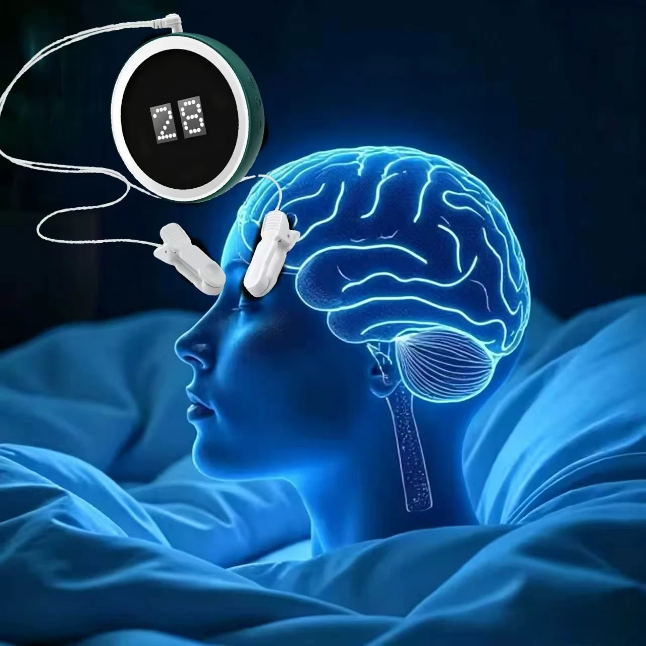 Vagus nerve stimulator CES Sleep Aid nerve stimulator vago ear Depression Relieve