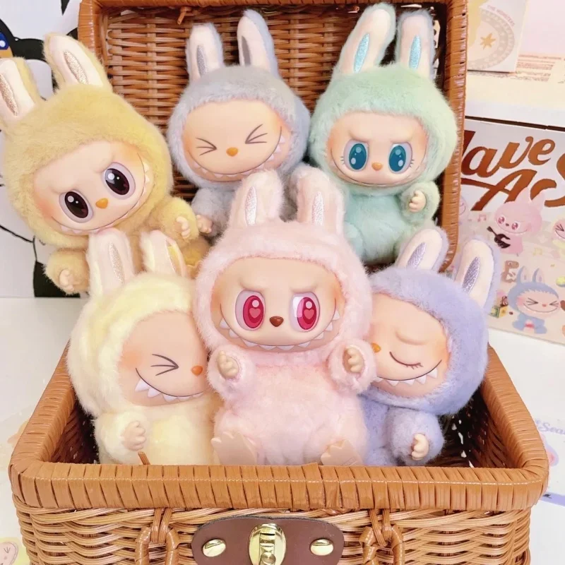 

LABUBU blind box Hot selling anime doll second-generation party series vinyl doll keychain pendant toy girlfriend birthday gifts