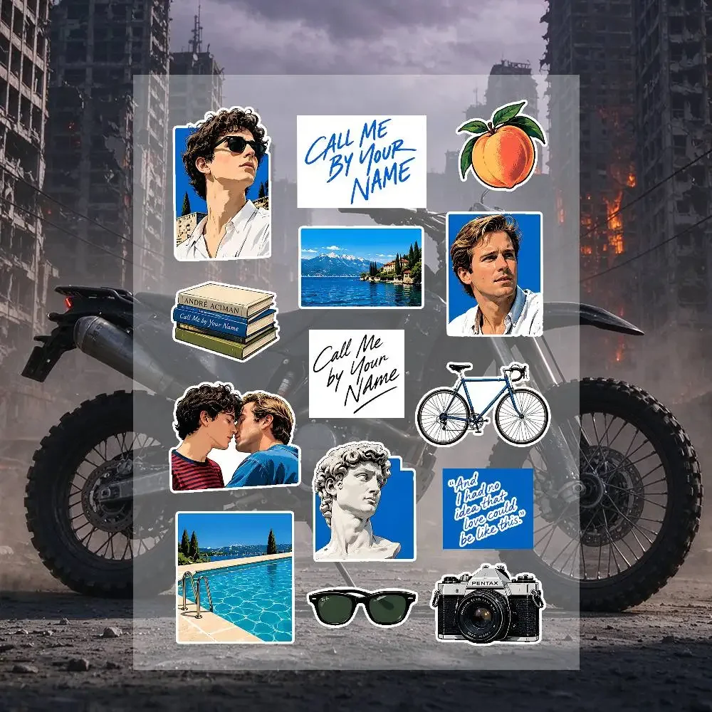 C-Call Me By Your Name Stickers Moto Sticker Auto Body Bumper Windows Motorcycle Laptop Walls Vinyl Decal Car Tuning Accessories