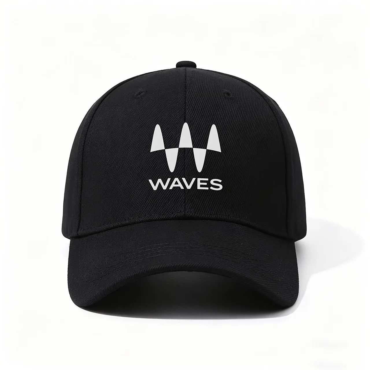 Baseball Cap, Minimalist Waves Audio Waveform Trendy Tech Fashion Cool Daily Wear Unique Holiday Souvenir Casual Hat