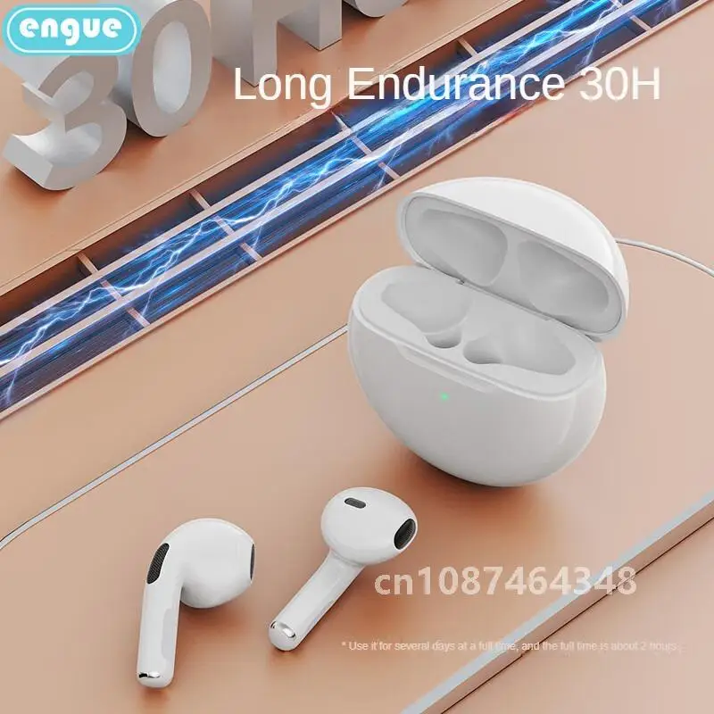 

ENGUE Wireless Bluetooth Earphones Semi In Ear Business Minimalist High Sound Quality Stereo Noise Reduction Bluetooth Earphones