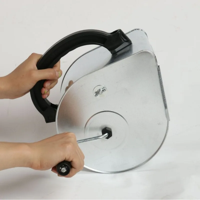 Hand Crank Tyrolean Flicker Machine Galvanized Iron Wall Texture Cement Paint Sprayer Manual Render Plaster Tool