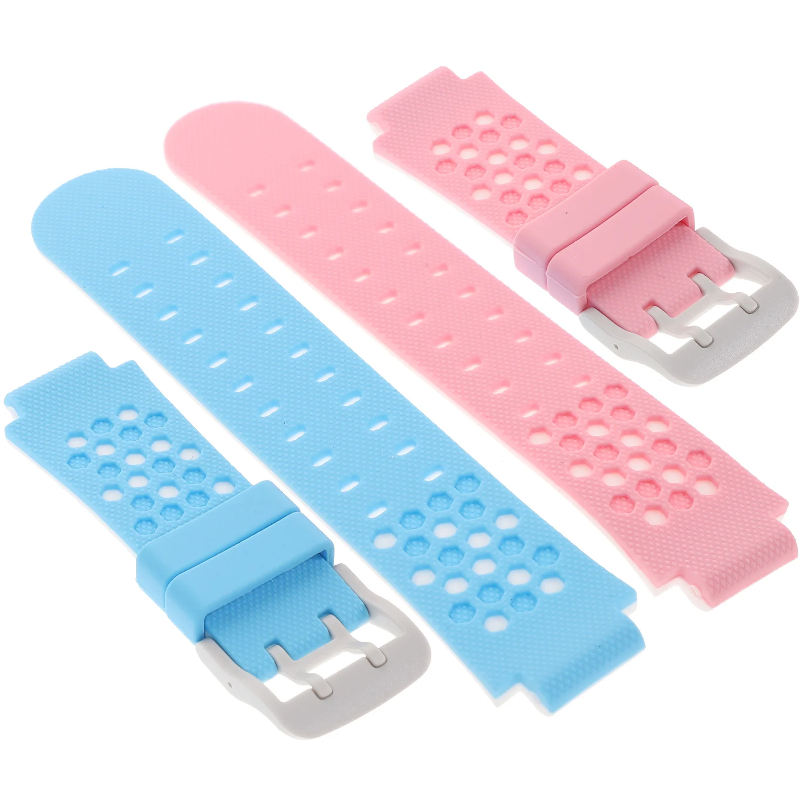 

2pcs Children Phone Watch Strap Eco Friendly Durable Silicone Watchband Replace Damaged Straps Gift Kids Mobile Accessories