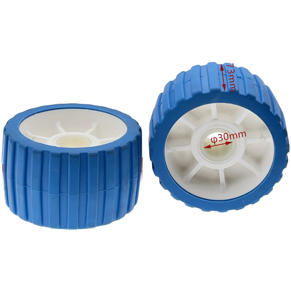 1pcs Yacht Trailer Roller Outer Diameter: 125mm, Height: 73mm, Inner Diameter: 30mm For Easy Handling And Installation Without