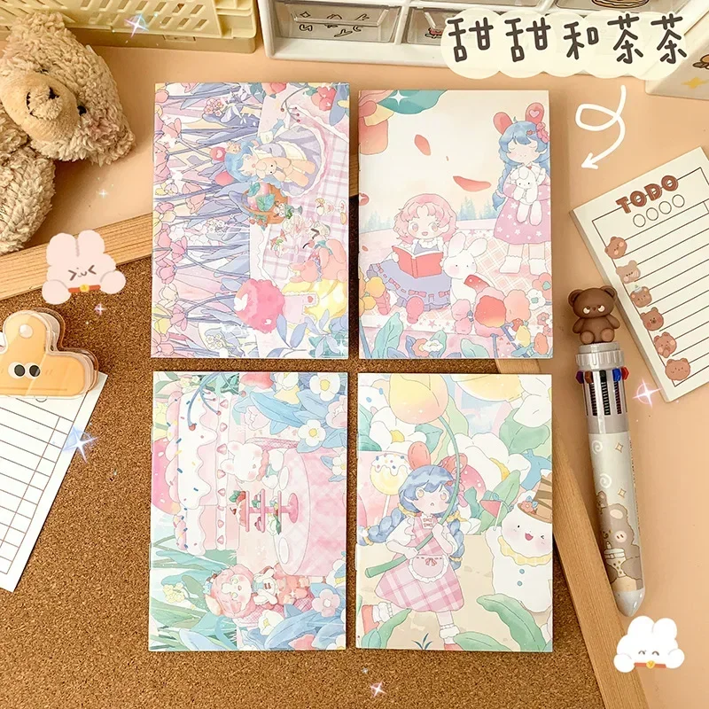 1 copia Kawaii Cute Cartoon Mini Notebook tasca portatile blocco note cancelleria per studenti regali note blocco note diario materiale scolastico