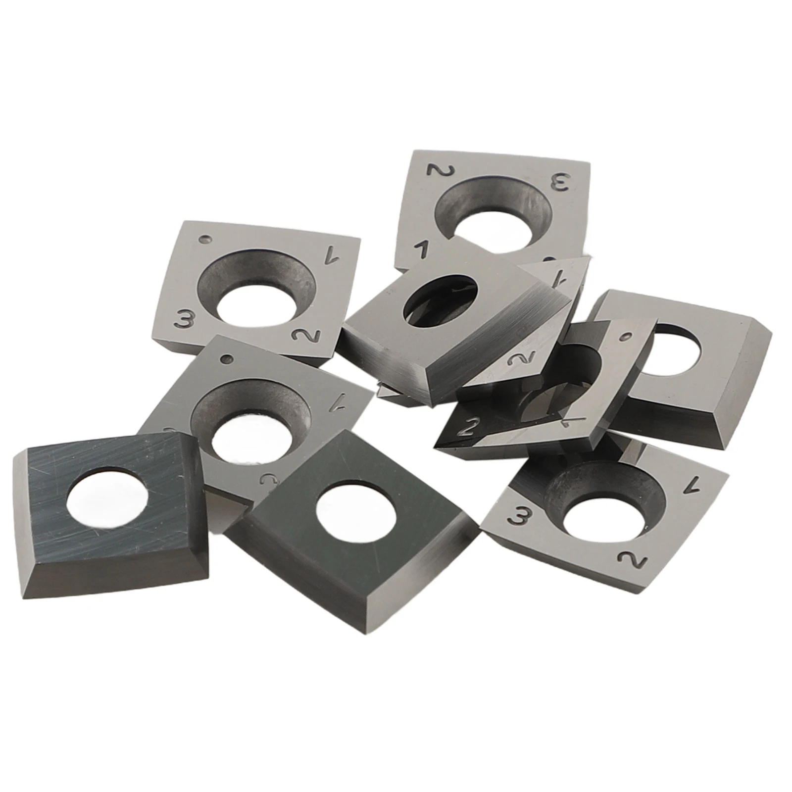 Carbide Inserts 15mm X 15mm X 2.5mm Byrd Shelix Cutter Solid Construction Square Shape 30 Degree Bevel Mirror Finish