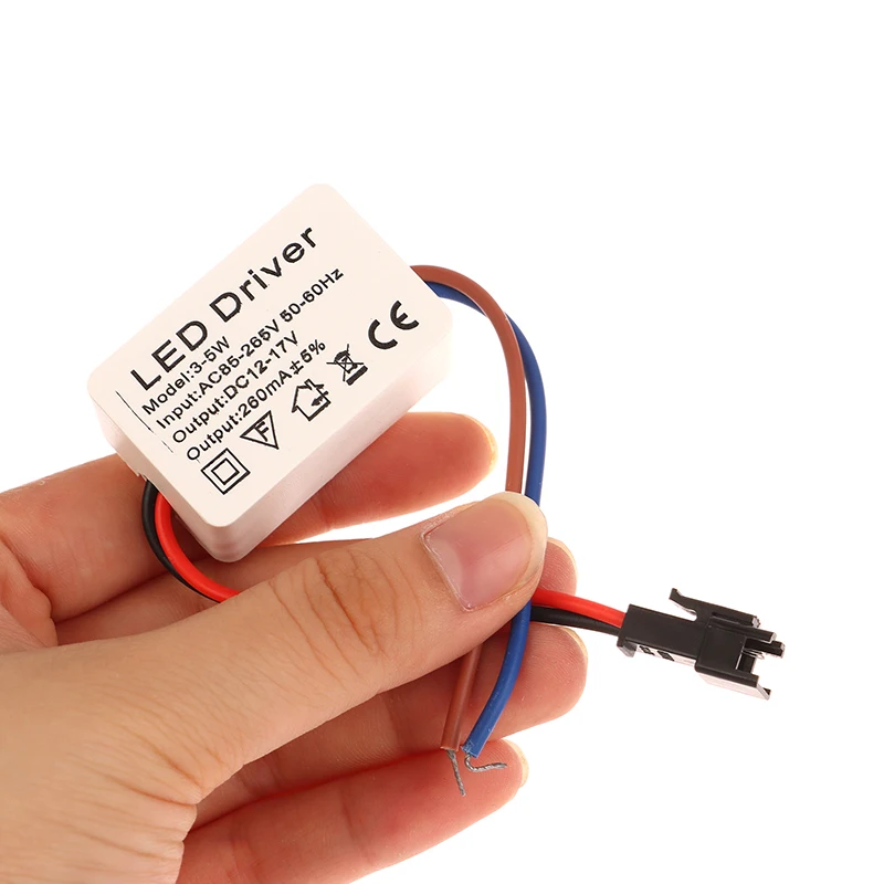 1PC 1-3W 3-5W 4-7W 8-12W12-18W 18-24W LED Driver Light Transformer Constant Current Power Adapter Lamp Strip LED Driver Power