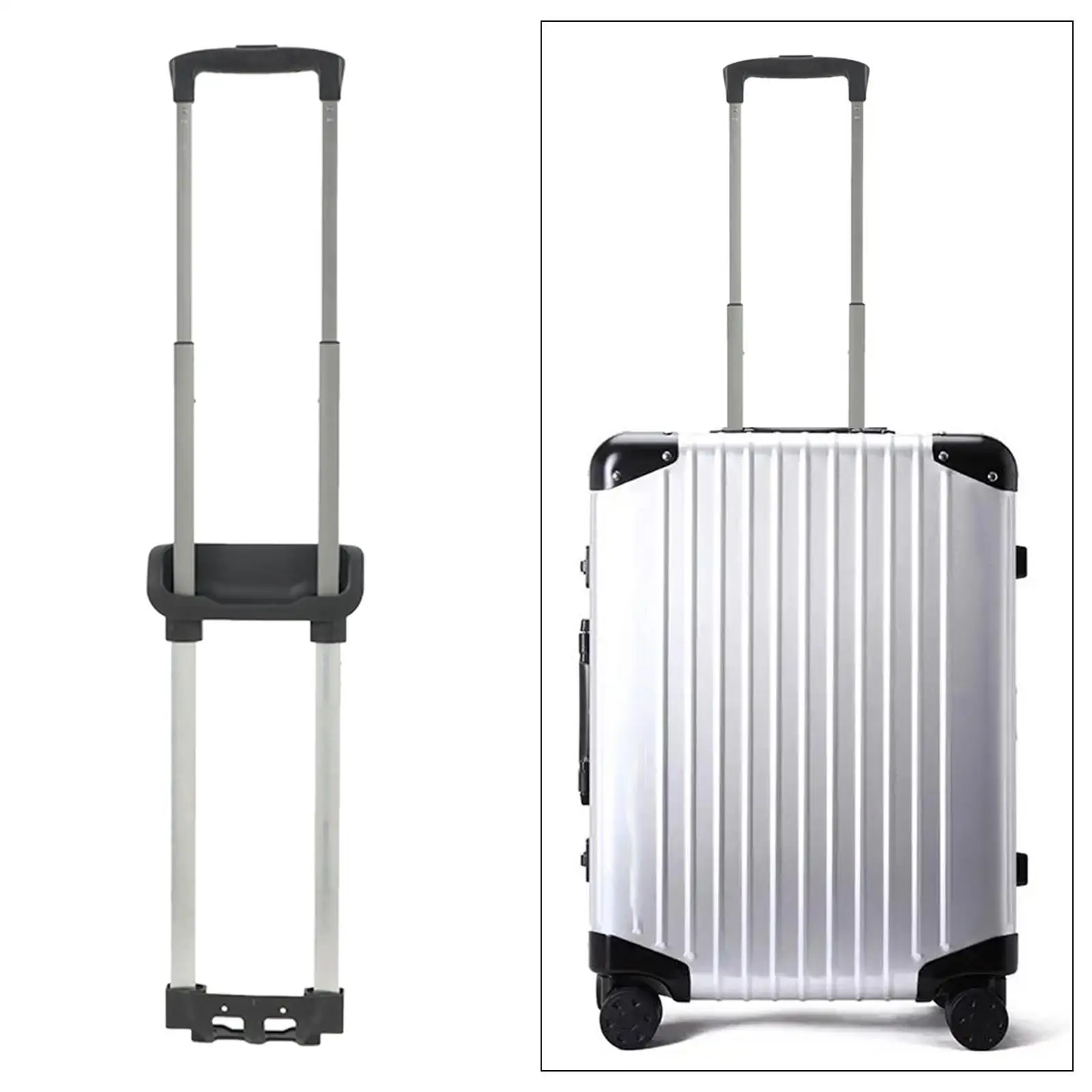 Travel Luggage Telescopic Handle Replacement Sturdy And Durable Made Of Aluminum Suitcase Handle Type1