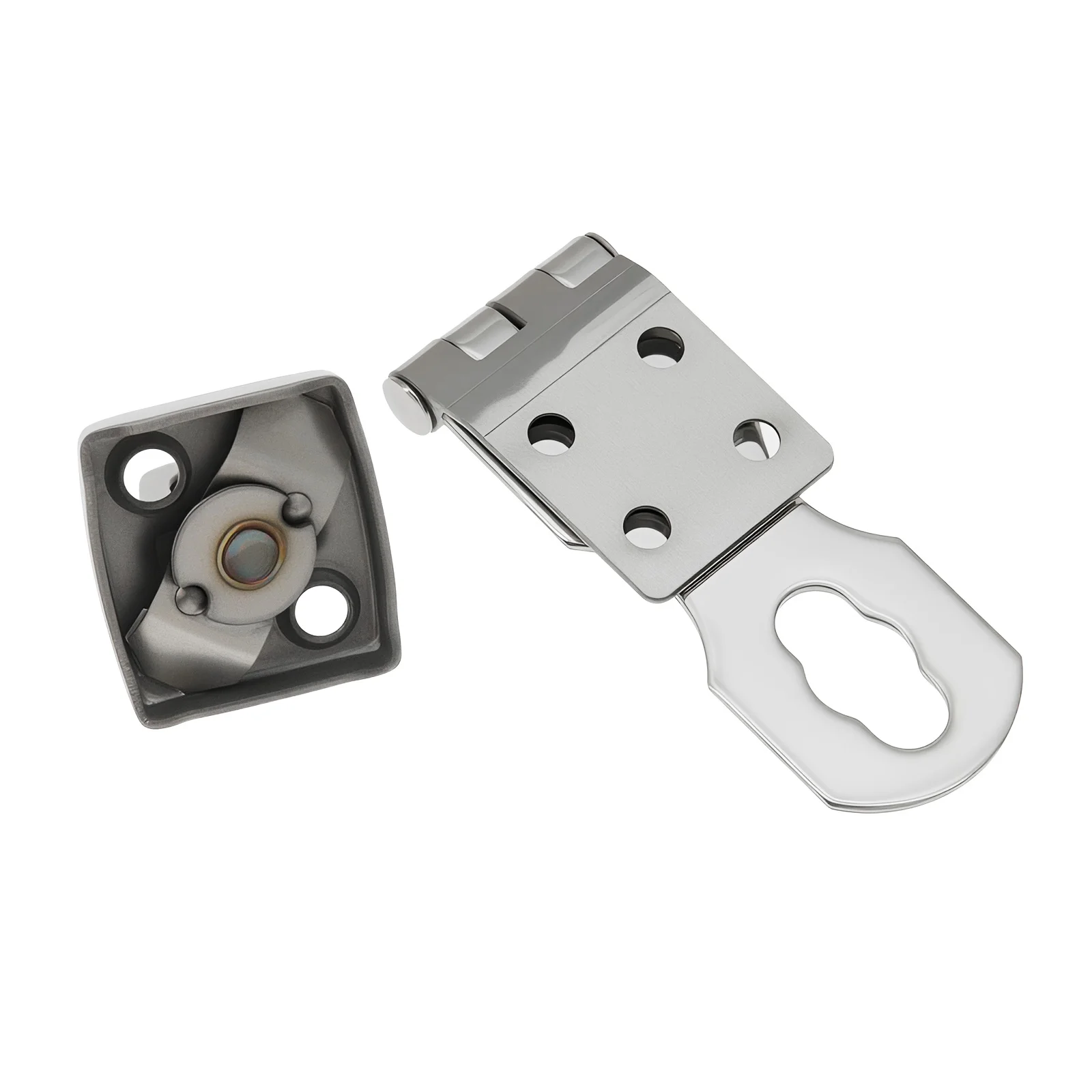 1PCS Stainless Steel Marine Boat Deck Locker Hatch Latch Fastener,Swivel Door Clasp,Marine Hardware Yacht Boat Accessories
