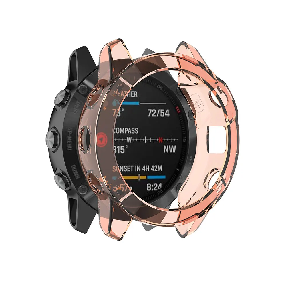 Soft TPU สำหรับ Garmin Fenix 6 6S 6X สมาร์ทนาฬิกากรอบ Protector กรอบสำหรับ6 Pro 6S Pro 6X Pro ซิลิโคนกรณี