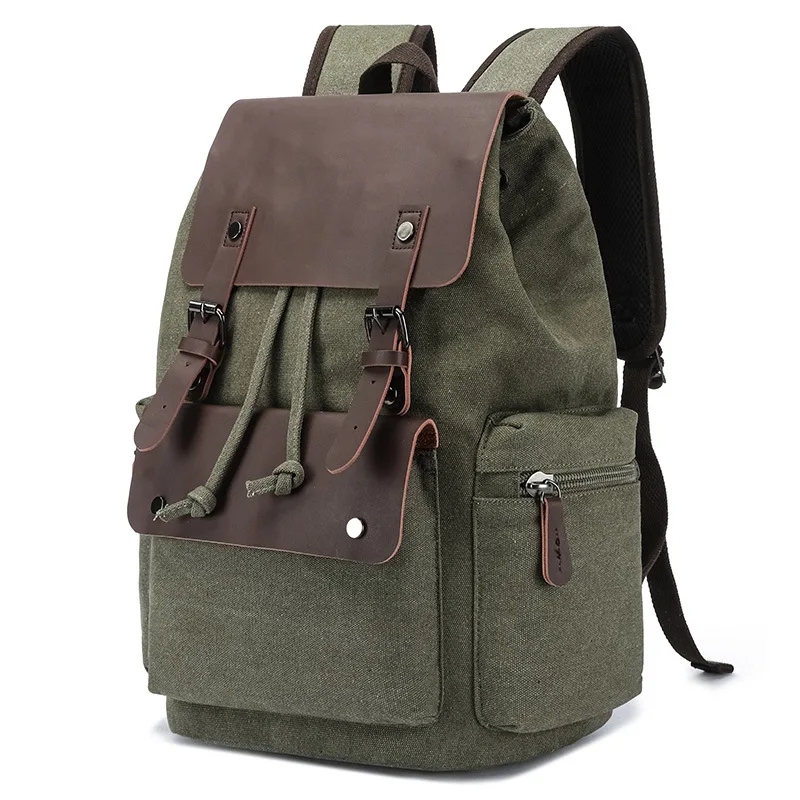 حقيبة ظهر عصرية رائجة البيع من الجلد فائق النعومة على طراز الكلية حقيبة ظهر للزوجين حقيبة مدرسية للكمبيوتر المحمول #2