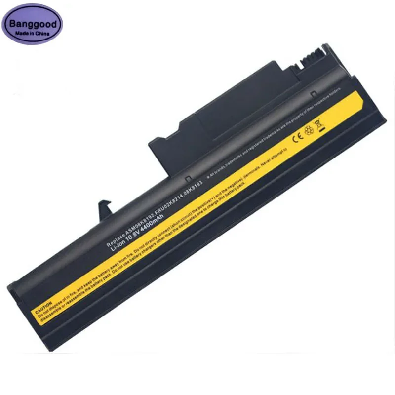 4400mAh FRU 08K8193 08K8194 92P1010 Laptop Battery for IBM Lenovo ThinkPad R50 R50E R50P R51 R52 T40 T40P T41 T41P T42 T42P T43