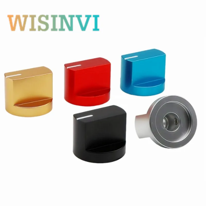 

Ручка из алюминиевого сплава 19 × 14,5 мм, ручка потенциометра, ручка усилителя звука HIFI, ручка для электрогитары, колпачок с круглым отверстием 6 мм/6,35 мм