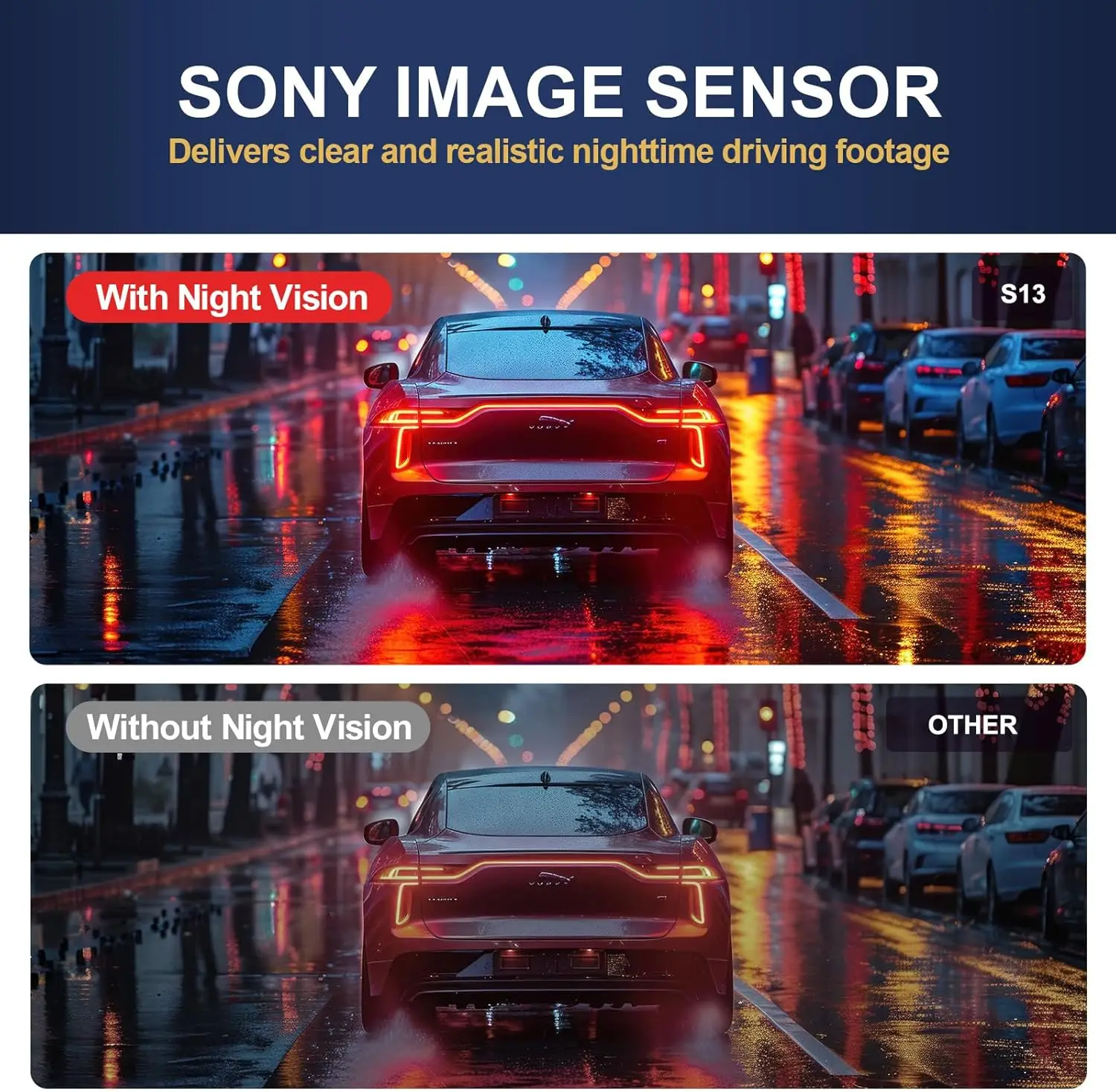 กล้องติดรถยนต์ 3 ช่องทาง 4K บันทึกภาพหน้า-หลัง-ภายใน สำหรับรถยนต์, เซ็นเซอร์ Sony, บันทึกภาพภายในและด้านหลัง 1080P, มุมมองกว้าง, มองเห็นในเวลากลางคืน, WiFi GPS, รุ่นยอดนิยม