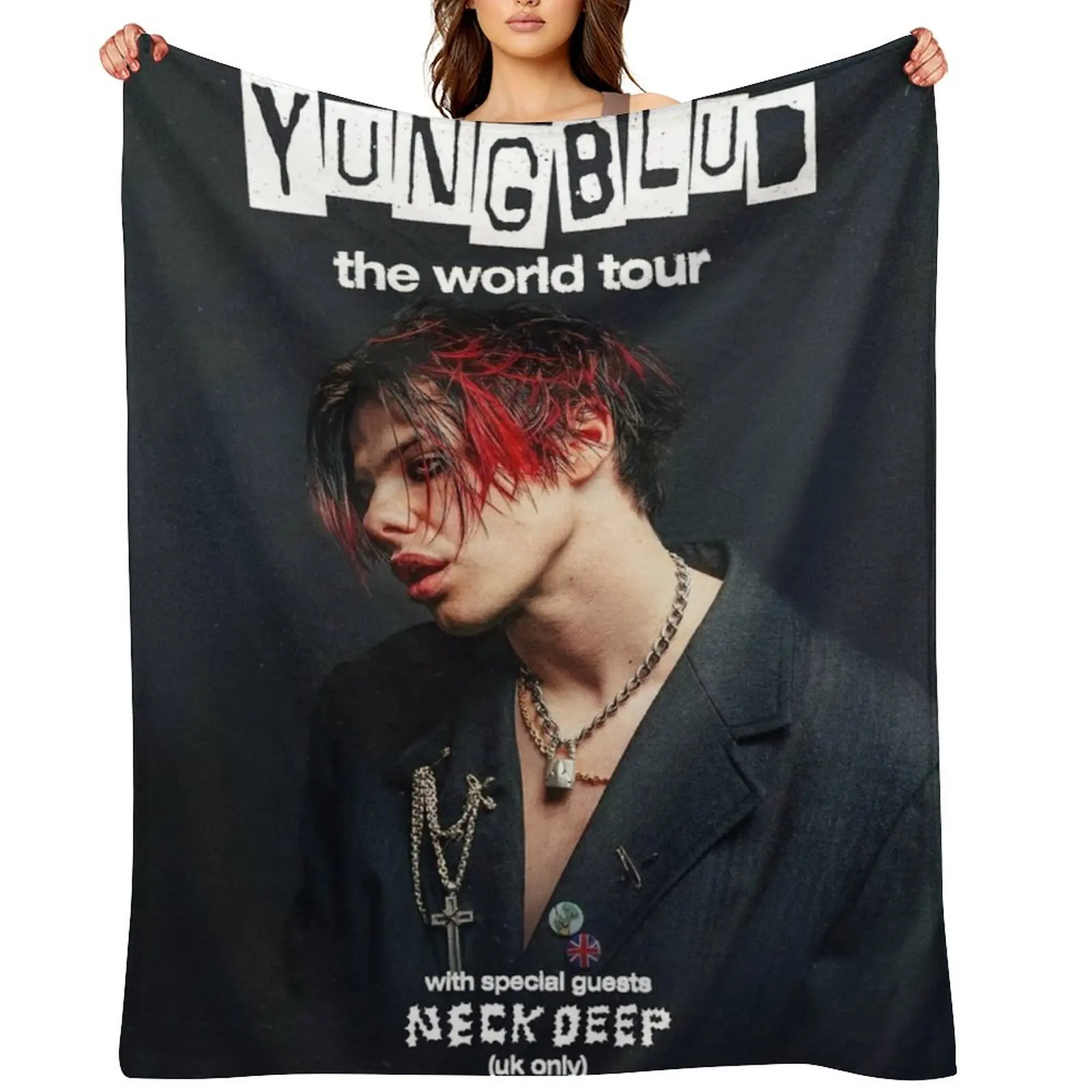 

World Tour Throw Blanket Soft Big Furry Comforter Tourist Blankets