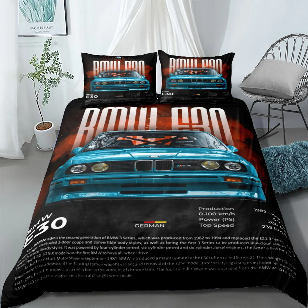 Vincent Car Customized Duvet Cover Set King Queen Double Full Twin Single Size Duvet Cover Pillow Case Bed Linen Set