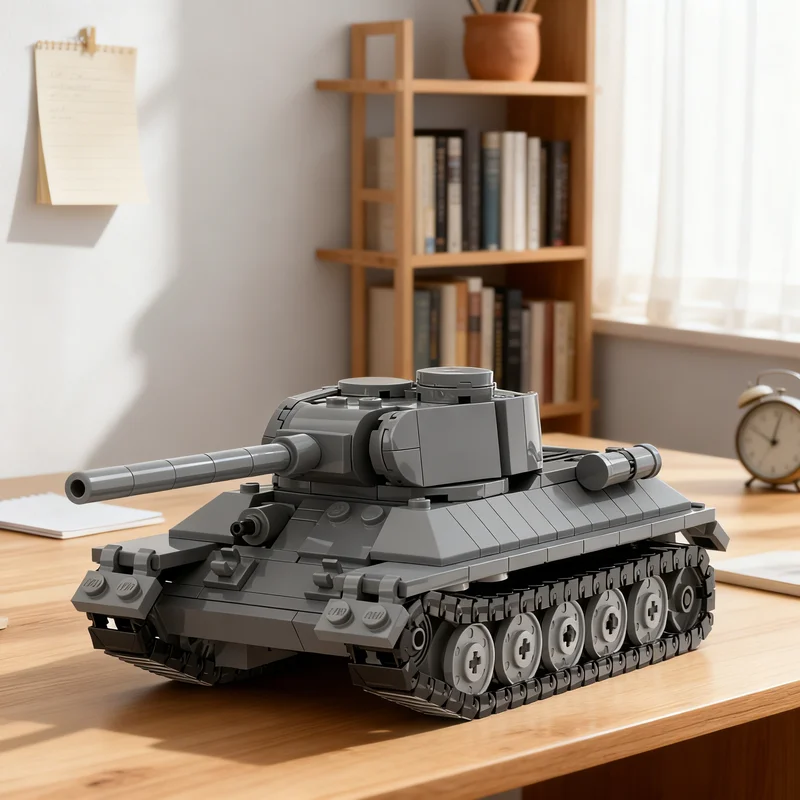 

352 шт. MOC Технический эксперт-строитель T Танк Масштаб 1 Модель Строительные блоки Строительные игрушки DIY Рождественский подарок Идея Образование