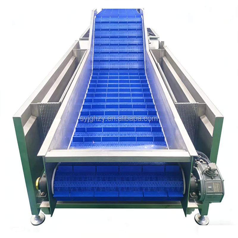 HCY Horizontal Food Material Transporter, Food-grade Conveyor Belt, Supports Customization