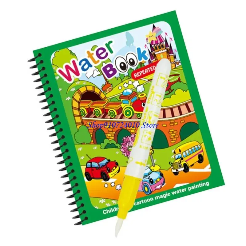 77HD Water kleurboeken draagbaar kunstspeelgoed voor peuters vaardigheden bouwen maken