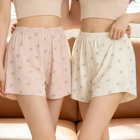 Sexy Soft Women's Panties Breathable Ice Silk Safety Pants Comfortable Leggings Briefs Mid-waist Underwear Intimates