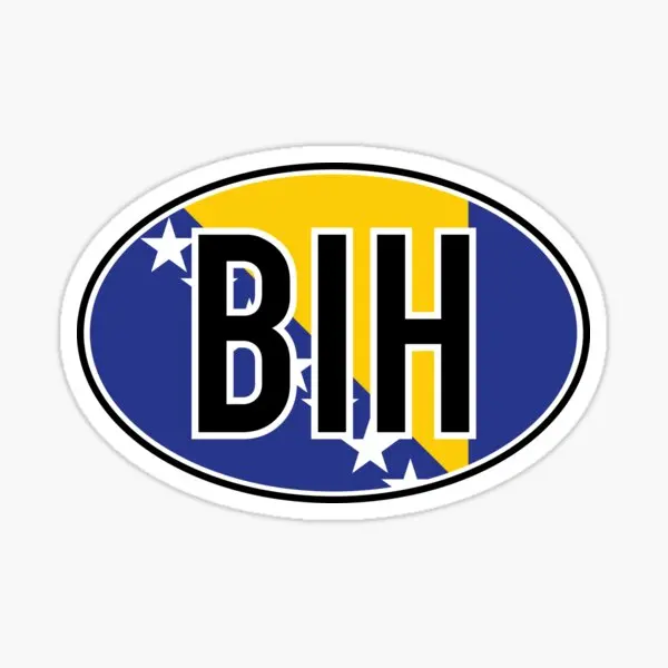 Herzegovina BIH Flag Map Skull National Emblem Stickers Car Window Bicycle Table Decal Assecories