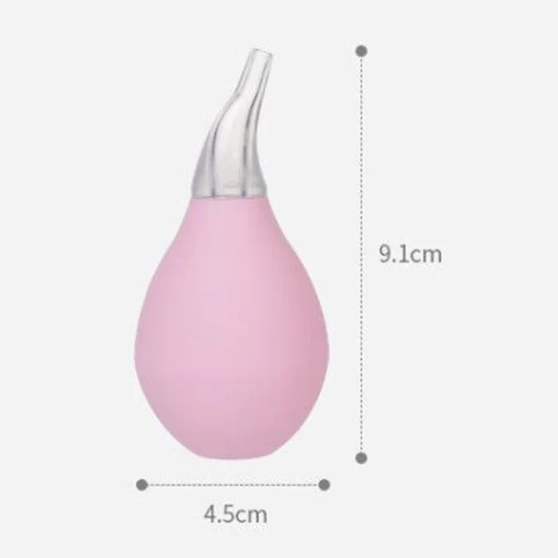 Kids Nasal Aspirator Waterdrop Manual Soft Baby Nasal Aspirator Suction Pump Safe Hygienic Nose Cleaning Tool Infant Health Care