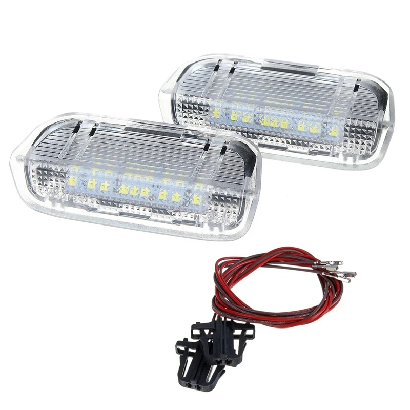 4Pcs Door Warning Welcome Courtesy Light LED Lamp Decorative Lamp For Golf 5 6 7 Mk5 Mk6 Mk7