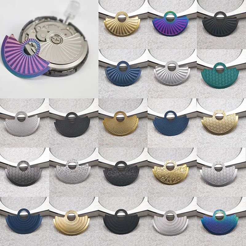 NH35 Automatic Hammer Rotor Metal Patch Fits NH34 NH35 NH36 7S26 4R35 4R36 Movements Watch Hammer Rotor Retrofit Accessories