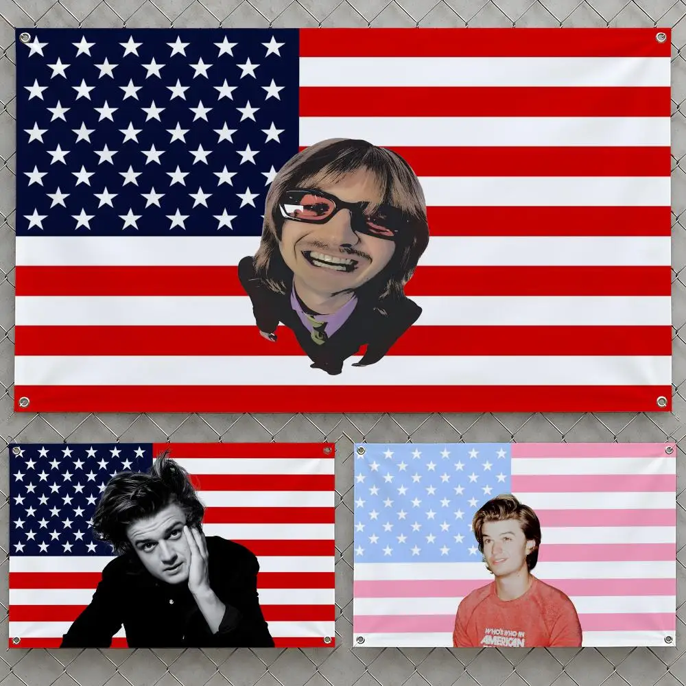 Actor Joe Keery Djo End of Beginning Flags Wall Hanging Flag Banners For Birthday Parties Outdoor Bedroom Dorm Room Decor