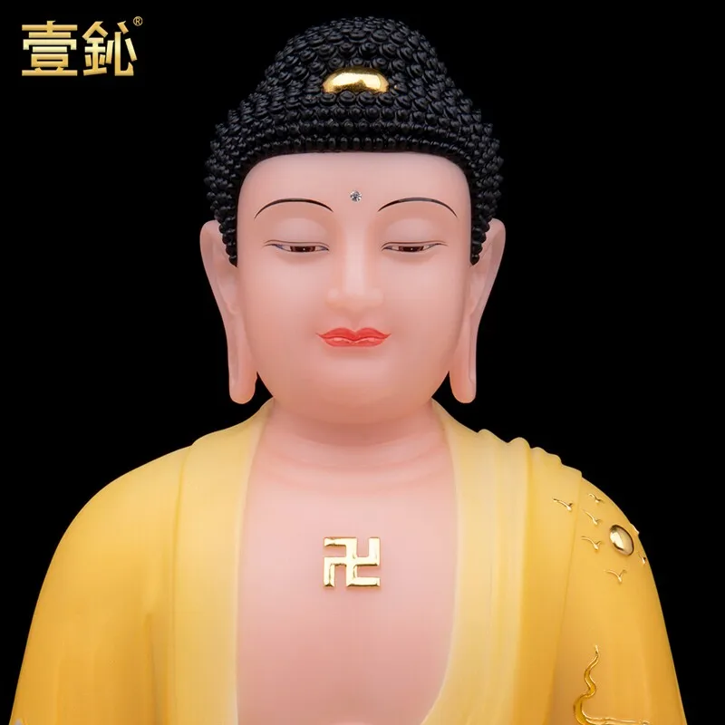 XL Full Hall Buddha Statue Sakyamuni Jizang King Guanyin Bodhisattva Maitreya Buddha Home White Marble Buddhist Hall Offers