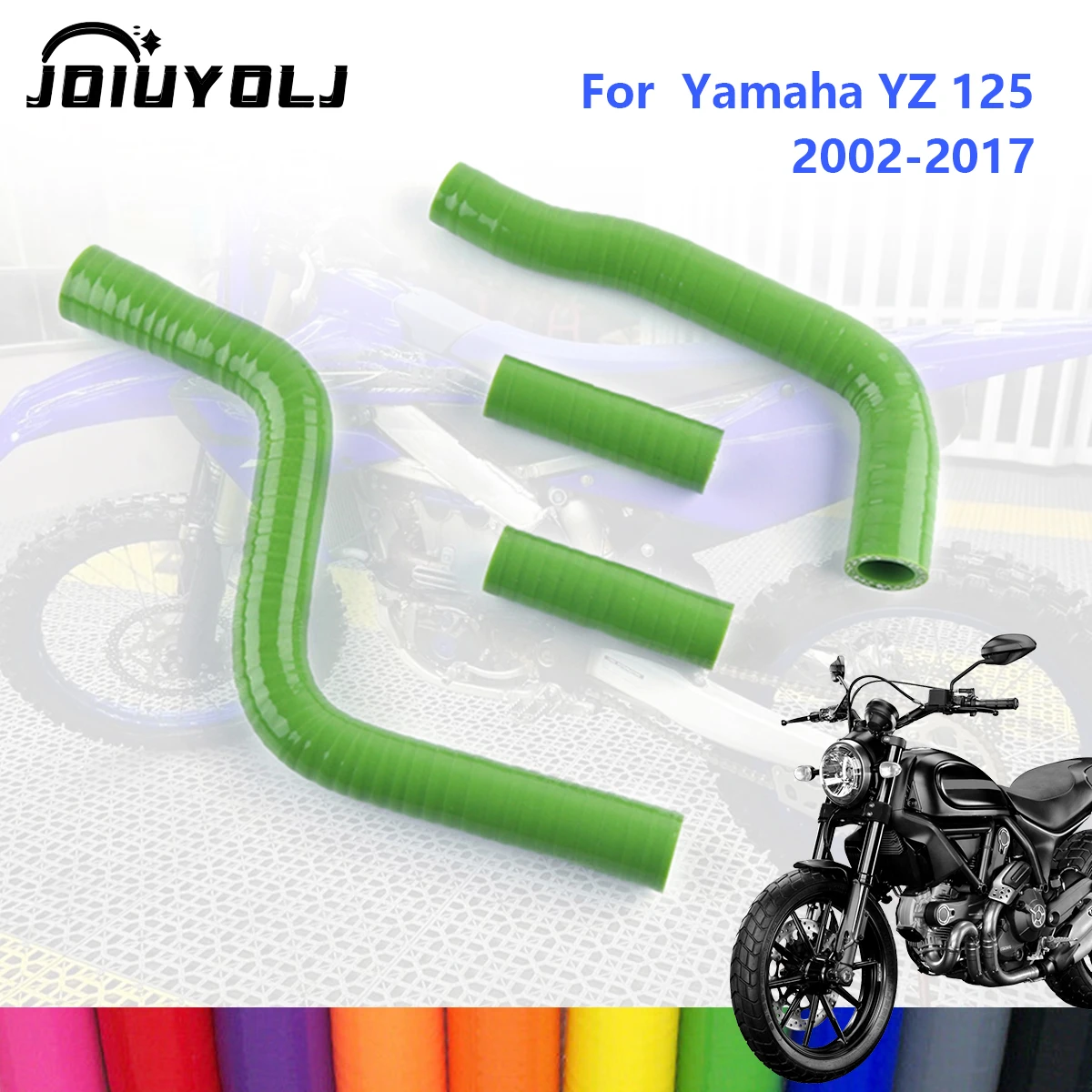 

For 2002-2017 YAMAHA YZ 125 High Performance Silicone Radiator Hoses 2003 2004 2005 2006 2007 2008 2009 2010-2016