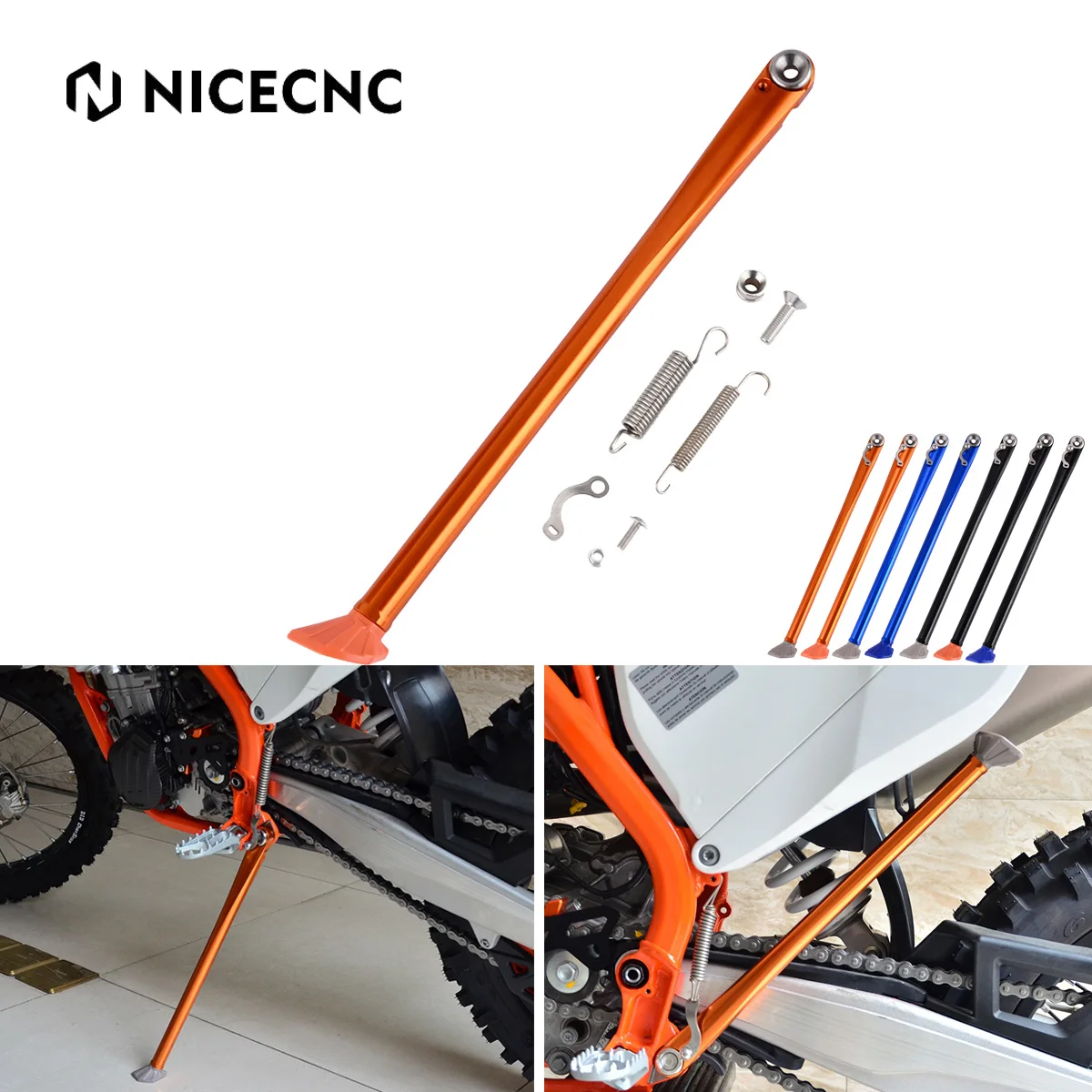 

NICECNC For KTM EXC 300 2008-2016 EXC 250 EXCF 350 EXC 450 EXC-F 250 XCW 300 XC XCF XCF-W Kickstand Kick Side Stand Spring Kit